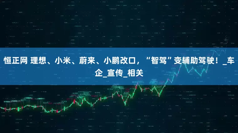 恒正网 理想、小米、蔚来、小鹏改口，“智驾”变辅助驾驶！_车企_宣传_相关